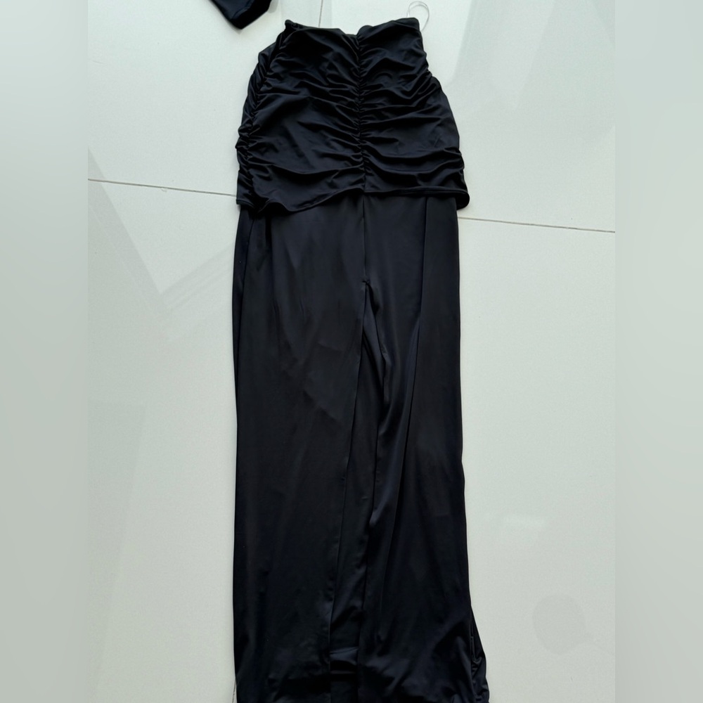 Black Oh Polly skirt set with gold detail - Picture 6 of 6